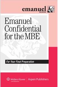 Emanuel Confidential for the MBE