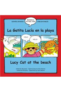Lucy Cat at the Beach