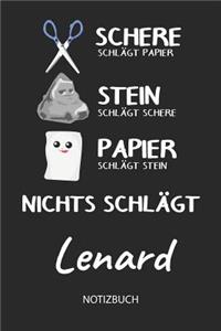 Nichts schlägt - Lenard - Notizbuch