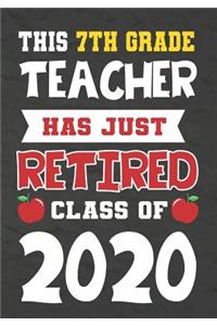 This 7th Grade Teacher Has Just Retired Class Of 2020