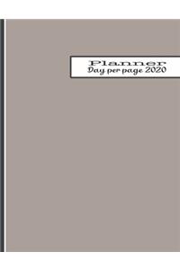 Day per page planner 2020