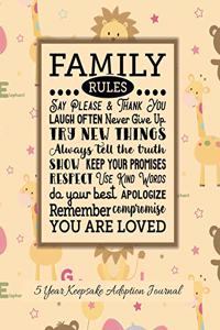 Family Rules Try New Things Remember You Are Loved