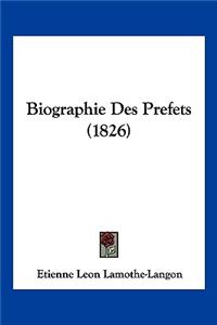 Biographie Des Prefets (1826)