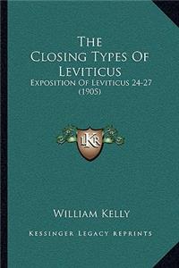The Closing Types Of Leviticus