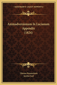 Animadversionum in Lucianum Appendix (1824)