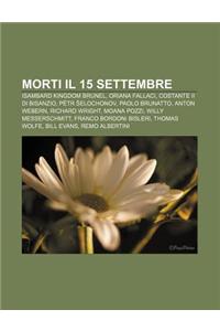Morti Il 15 Settembre