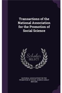 Transactions of the National Association for the Promotion of Social Science