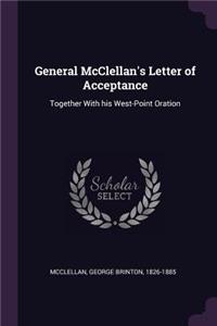 General McClellan's Letter of Acceptance
