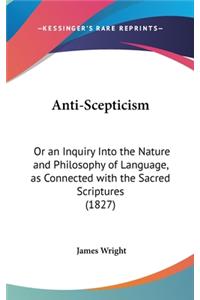 Anti-Scepticism