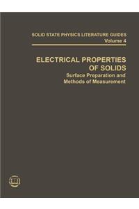 Electrical Properties of Solids