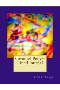 Carousel Pony Lined Journal