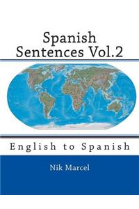 Spanish Sentences Vol.2
