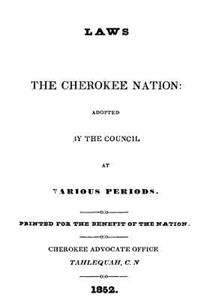 Laws of the Cherokee Nation