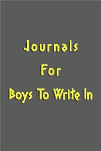 Journals For Boys To Write In