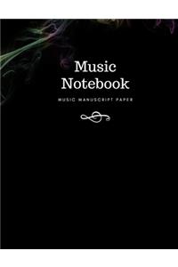 Blank Sheet Music Notebook