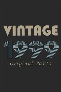 Retro Birthday - Vintage 1999 Notebook Original Parts Gift