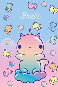 Brielle: Jellycorn Unicorn - Journal Notebook Gift For Girls, Women