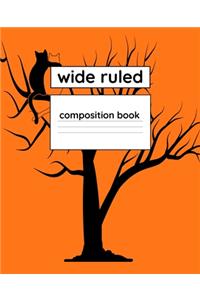 Wide Ruled Composition Book