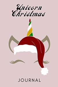 Unicorn Christmas Journal