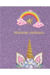 Unicorn Journal K