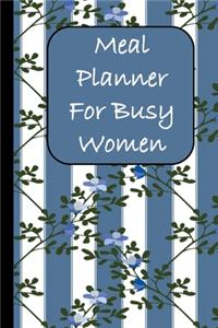 Meal Planner For Busy Women