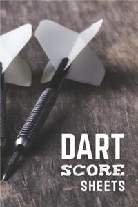 Dart Score Sheets