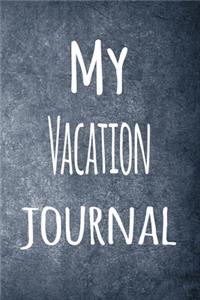 My Vacation Journal