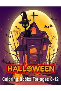 Halloween Coloring Books For ages 8-12