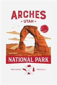 Arches Utah ESTD 1929 National Park Preserve Protect