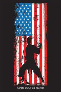 Karate USA Flag Journal