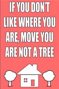 If You Don't Like Where You Are, Move You Are Not a Tree