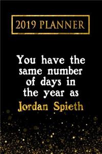 2019 Planner: You Have the Same Number of Days in the Year as Jordan Spieth: Jordan Spieth 2019 Planner