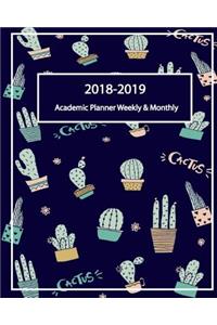 2018-2019 Academic Planner Weekly and Monthly