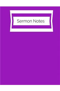 Sermon Notes