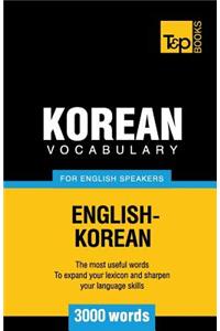 Korean vocabulary for English speakers - 3000 words