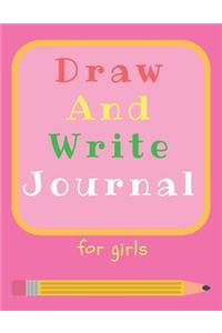 Draw and Write Journal for Girls