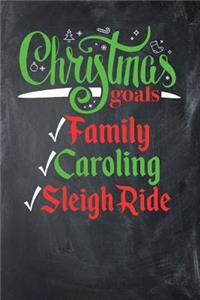 Christmas Goals Family Caroling Sleigh Ride