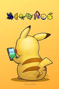 The Yellow Lightning Bolt Monster Weekly Planner For GO Players Boys And Girls