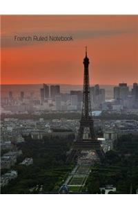 French Ruled Notebook