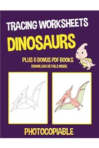 Tracing Worksheets (Dinosaurs)