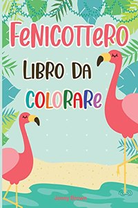 Fenicottero Libro da Colorare