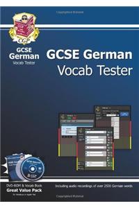 GCSE German Interactive Vocab Tester - DVD-ROM and Vocab Boo
