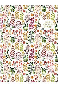 2018 Recipe Diary Herbs Design