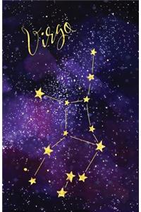 Journal Notebook Zodiac Sign Virgo Constellation