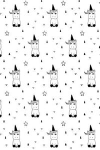 Bullet Journal Notebook Cute Little Unicorns Pattern 5