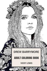 Drew Barrymore Adult Coloring Book
