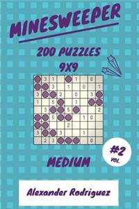 Minesweeper Puzzles 9x9 - Medium 200 vol. 2