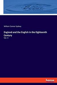 England and the English in the Eighteenth Century