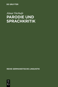 Parodie Und Sprachkritik