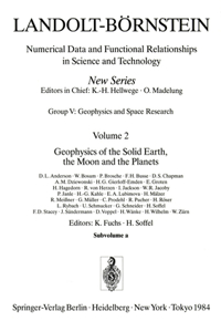 Geophysics of the Solid Earth, the Moon and the Planets
